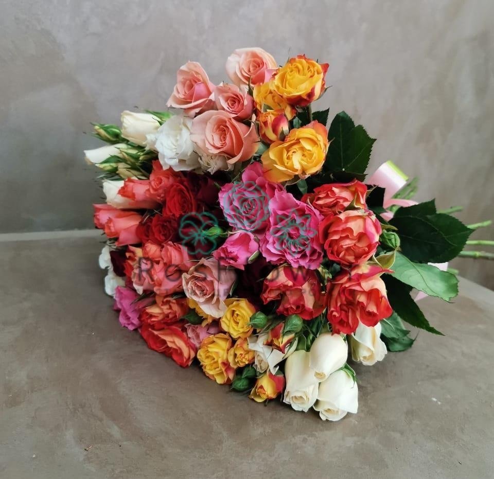 Букет цветов из: Розы в Локомотивный