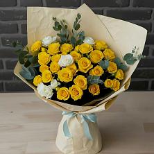 Букет цветов из:  Розы в Локомотивный