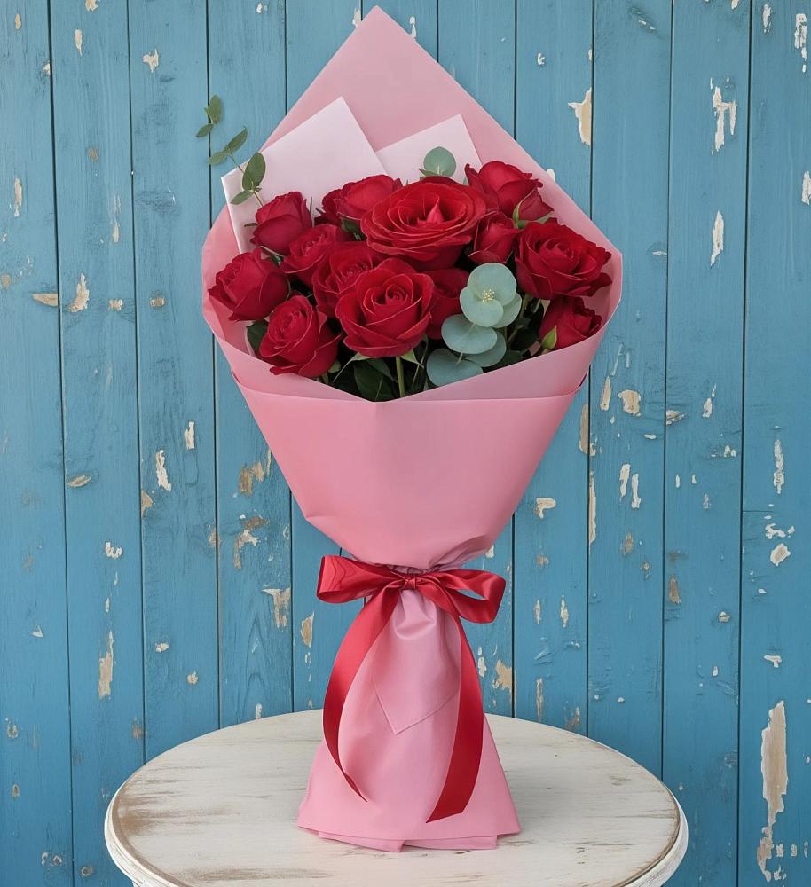 Букет цветов из: Розы в Локомотивный