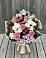 Букет цветов из: Альстромерии, Гвоздики, Розы и Хризантемы в Локомотивный