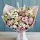 Букет цветов из: Альстромерии и Розы в Локомотивный