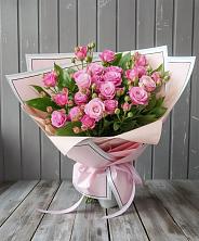 Букет Розовый кустик в Локомотивный