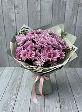 Букет цветов из:  Хризантемы в Локомотивный