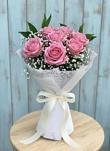 Букет цветов из:  Розы #REPLACE_PRED# Локомотивный