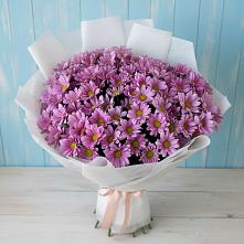 Букет цветов из:  Хризантемы в Локомотивный