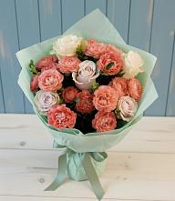 Букет цветов из:  Розы в Локомотивный