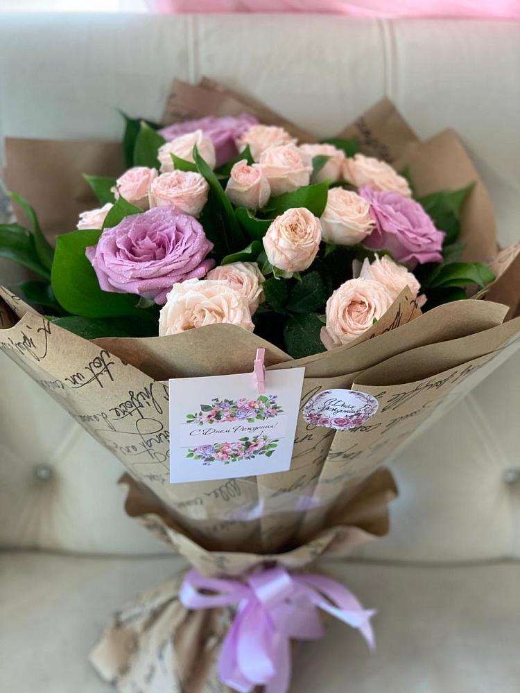 Букет цветов из: Розы в Локомотивный