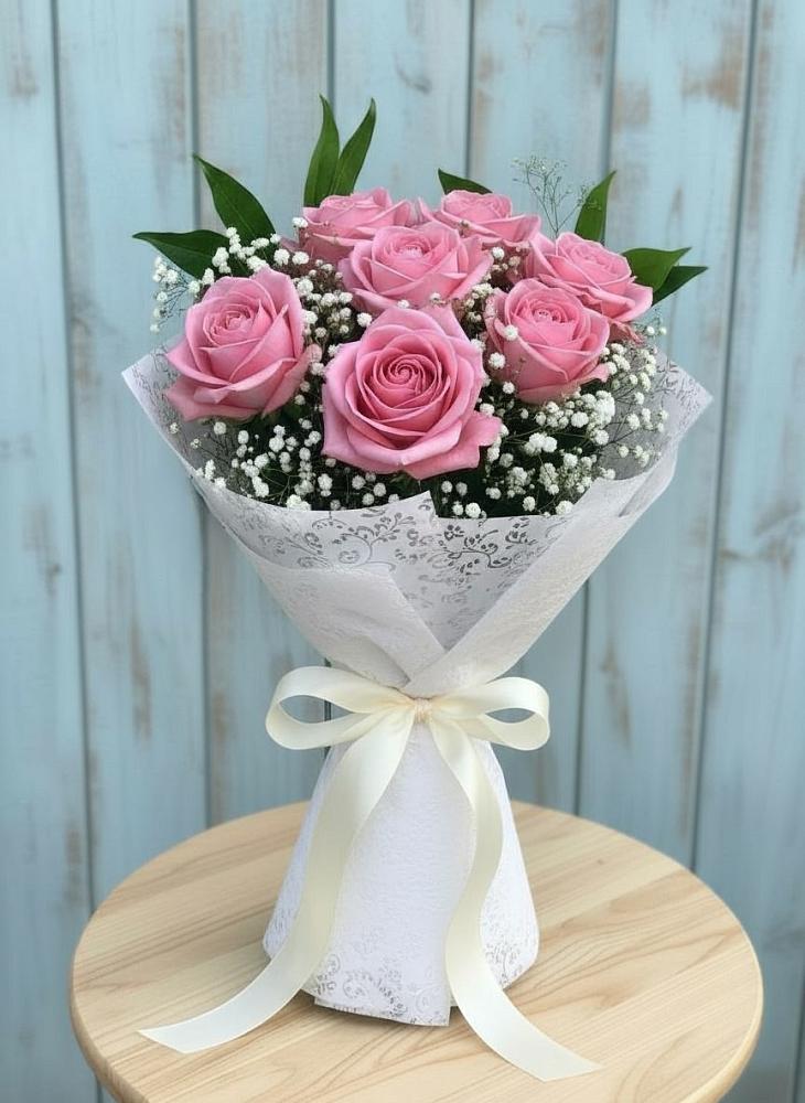 Букет цветов из: Розы в Локомотивный