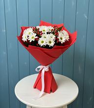 Букет цветов из:  Хризантемы #REPLACE_PRED# Локомотивный