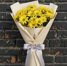 Букет цветов из:  Хризантемы в Локомотивный