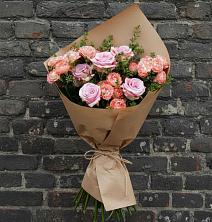 Букет цветов из:  Розы в Локомотивный
