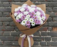 Букет цветов из:  Хризантемы в Локомотивный