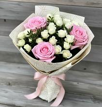 Букет цветов из:  Розы в Локомотивный
