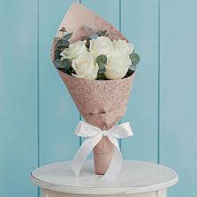 Букет цветов из:  Розы в Локомотивный