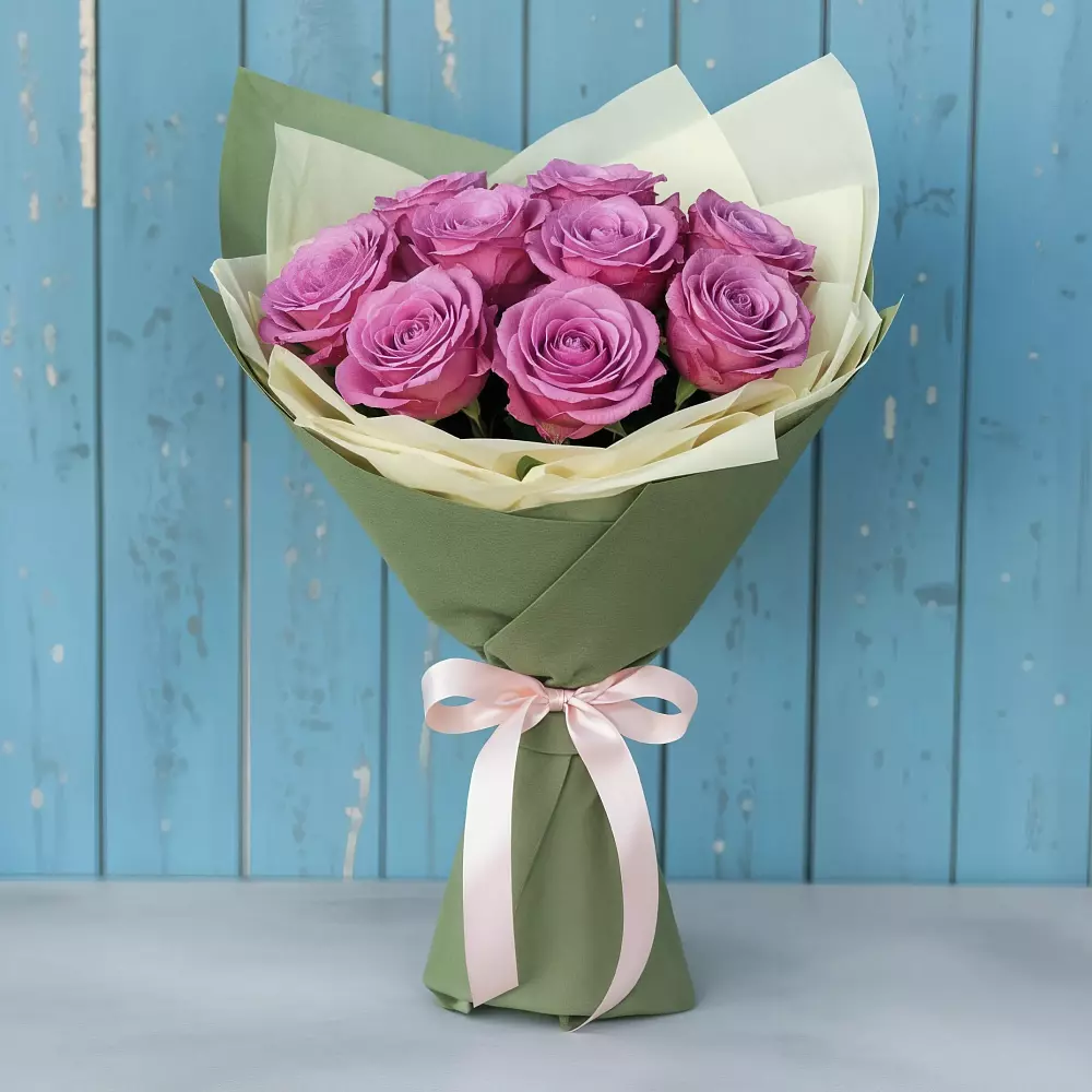 Букет Розы Фёрст Леди в Локомотивный