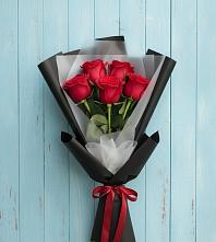 Букет цветов из:  Розы #REPLACE_PRED# Локомотивный