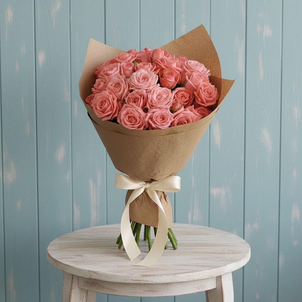 Букет цветов из: Розы в Локомотивный