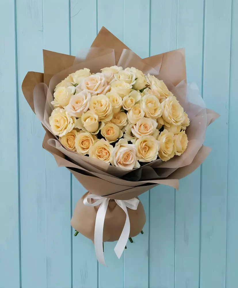 Букет Кремовое облако в Локомотивный