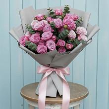 Букет цветов из:  Розы в Локомотивный